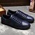 cheap Men&#039;s Sneakers-Men&#039;s Cowhide Spring / Fall Comfort Sneakers Black / Blue