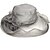 זול כובע מסיבות-שיפון / בד / אורגנזה מפגשים / ביגוד לראש עם פרחוני 1 pc חתונה / אירוע מיוחד / קזו&#039;אל כיסוי ראש