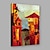 halpa Abstraktit taulut-Hang-Painted öljymaalaus Maalattu - Maisema Moderni European Style Sisällytä Inner Frame / Venytetty kangas
