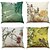 cheap Throw Pillows &amp; Covers-4 pcs Linen Natural / Organic Pillow Cover Pillow Case, Solid Colored Textured Modern Contemporary Office / Business Traditional / Classic