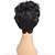 economico Parrucche trendy sintetiche-Parrucche sintetiche Riccio Afro Riccio Afro Parrucca Corto Nero Capelli sintetici Per donna Nero