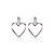 cheap Earrings-Women&#039;s Drop Earrings Heart Ladies Fashion Euramerican Earrings Jewelry Rose Gold / Gold / Silver For Daily Casual