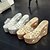 cheap Women&#039;s Slippers &amp; Flip-Flops-Women&#039;s Comfort Shoes PU Summer Slippers &amp; Flip-Flops Gold / Silver / Rhinestone / Wedge Heel / Rhinestone / Wedge Heel