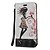 cheap Cell Phone Cases &amp; Screen Protectors-Case For Samsung Galaxy Note 8 Note 5 Card Holder with Stand Flip Magnetic Pattern Full Body Cases Sexy Lady Hard PU Leather for Note 8