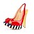 זול סנדלי נשים-נשים נעליים PU קיץ סתיו נוחות חדשני נעלי מועדון עקבים עקב סטילטו בוהן מציצה פתוח בבוהן עבור חתונה קזו&#039;אל שמלה מסיבה וערב צבע מסך