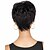 abordables Perruques Synthétiques Sans Bonnet-Perruque Synthétique Droit Droite Perruque Court Noir Cheveux Synthétiques Femme Cheveux Colorés Perruque afro-américaine Noir