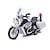 baratos Motocicletas de Brinquedo-Carros de Brinquedo Veículos de Metal Motocicletas de Brinquedo 1:28 Carro Moto Cavalo Simulação Música e luz Metal Motocicletas Carro de Polícia Unisexo Crianças Dom