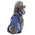 tanie Ubrania dla psów-Kot Psy Kombinezon Ubrania dla psów W stylu brytyjskim Niebieski Jeans Kostium Na Wiosna i jesień Zima Męskie Damskie Kowboj Codzienne Moda