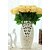 baratos Flor artificial-Flor de mesa de seda estilo europeu 10 ramos 52 cm