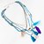 cheap Necklaces-Women&#039;s Statement Necklace Long Necklace Bib Pom Pom Ladies Unique Design Bohemian Native American Feather Alloy Black Dark Green Rainbow Light Blue Necklace Jewelry For Party Casual Daily