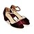cheap Women&#039;s Sandals-Women&#039;s Sandals Block Heel Sandals Chunky Heel Peep Toe Rhinestone Fleece D&#039;Orsay &amp; Two-Piece Spring / Summer Black / Purple / Red / Party &amp; Evening / Party &amp; Evening
