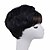 abordables Perruques Synthétiques Sans Bonnet-Perruque Synthétique Droit Droite Perruque Court Noir Cheveux Synthétiques Femme Cheveux Colorés Perruque afro-américaine Noir