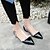 cheap Women&#039;s Sandals-Women&#039;s Sandals Flat Heel Pointed Toe Club Shoes Dress Party &amp; Evening Office &amp; Career Bowknot PU Summer Almond / Black / Red