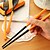 cheap Dining &amp; Cutlery-Portable Folding Travel Dinnerware Set Korean Tableware Cutlery Fork Chopsticks Set For Kids Bento Lunch Box Accessories