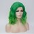 cheap Synthetic Trendy Wigs-Synthetic Wig Wig Short Green Synthetic Hair Women&#039;s Ombre