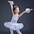 cheap Ballet Dancewear-Ballet Dress Lace Crystals / Rhinestones Paillette Performance Sleeveless High Spandex Tulle