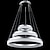 abordables Éclairages circulaires-60 cm LED Lustre Métal Acrylique Cercle Anneau Autres Tiffany / Rustique / Rétro Vintage 110-120V / 220-240V