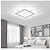 voordelige Plafondlampen-42 cm geometrische verzonken omgevingslicht acryl led dimbare plafondlamp met afstandsbediening 90-240v led lichtbron inbegrepen