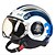 baratos Auscultadores para capacetes de motociclos-Zhus motocicleta capacete momo modelagem pedal metade capacete retro halley voando capacete 218c