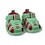 זול נעלי תינוקות-ילדים תינוק סנדלים צעדים ראשונים בד קיץ קזו&#039;אל וו ולולאה עקב שטוח אפור כהה ירוק נייבי שטוח