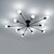 Χαμηλού Κόστους Φώτα Οροφής-10-Light 122 cm Φωτιστικά Χωνευτής Εγκατάστασης Μέταλλο Σπούτνικ Βαμμένα τελειώματα 110-120 V 220-240 V / CE / E26 / E27