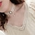 cheap Necklaces-Choker Necklace Pendant For Women&#039;s Party Wedding Special Occasion Imitation Pearl Lace Flower Black White / Birthday / Casual / Daily / Engagement