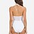 cheap Women&#039;s Swimwear &amp; Bikinis-Women&#039;s Solid One-piece Swimsuit Solid Colored Bandeau Swimwear Bathing Suits White Black