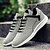 cheap Men&#039;s Athletic Shoes-Men&#039;s Shoes Leatherette Spring Summer Fall Comfort Athletic Shoes Running Shoes Lace-up for Athletic Casual Outdoor Black Light Grey Khaki