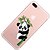 abordables Coques iPhone-Coque Pour Apple iPhone 7 Plus / iPhone 7 / iPhone 6s Plus Transparente / Motif Coque Bande dessinée / Panda Flexible TPU