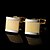 voordelige Herenaccessoires-Manchetknopen Klassiek Gift Boxes &amp; Bags Modieus Broche Sieraden Gouden Voor Feest Zakelijk / ceremonie / bruiloft