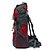 abordables Mochila de senderismo-Mochila de senderismo Organizador de Viaje mochila 65 L - Multifuncional Al aire libre Camping y senderismo Viaje Nailon Negro Naranja Rojo