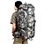 abordables Mochila de senderismo-LOCAL LION 75 L Mochila de senderismo Correas transpirables - Impermeable Profesional Alta capacidad Al aire libre Camping y senderismo Viaje Nailon Jungle digital Blanco Negro