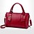 baratos Conjunto de Bolsas-Mulher Bolsas Todas as Estações Couro Ecológico Conjuntos de saco 2 Pcs Purse Set para Casamento Festa/Eventos Casual Formal Preto