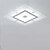 preiswerte Einbauleuchten-42 cm geometrische Unterputz-Umgebungslicht-Acryl-LED-Deckenleuchte, dimmbar, mit Fernbedienung, 90-240-V-LED-Lichtquelle enthalten