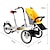 billige Sykler-Foldesykkel Sykling 16 tommer (ca. 39cm) Dobbel skivebremse Vanlig Foldbar Vanlig Stål / 2 til 3 år / 3 til 5 år