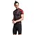 tanie Męskie zestawy odzieżowe-TASDAN Męskie Krótki rękaw Koszulka z szortami na rower Czerwony + brązowy Jednokolorowe Rower Szorty Dżersej Zestawy odzież Oddychający Wkładka 3D Szybkie wysychanie Odblaskowe paski Kieszeń na