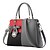 cheap Handbag &amp; Totes-Women&#039;s PU(Polyurethane) Shoulder Messenger Bag Solid Colored Black Grey / Red Peach / Red black