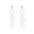 levne Módní náušnice-Dámské Visací náušnice Euramerican Módní Slitina Circle Shape Šperky Párty Kostýmní šperky