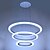 voordelige Cirkelontwerp-70 cm Dimbaar / LED / Dimbaar Met Afstandsbediening Plafond Lichten &amp; hangers Metaal Acryl Anderen Modern eigentijds 110-120V / 220-240V