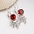 cheap Earrings-Women&#039;s Crystal Tassel Earrings - Crystal, Rhinestone Geometric, Tassel, Fashion Hot Pink / Red / Blue For Wedding Party