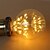 cheap LED Filament Bulbs-1pc 3 W LED Filament Bulbs 200 lm E26 / E27 G95 47 LED Beads COB Decorative Starry Warm White 85-265 V / RoHS