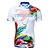 cheap Men&#039;s Clothing Sets-TASDAN Men&#039;s Short Sleeve Cycling Jersey with Shorts Nylon Polyester White Solid Color Bike Shorts Jersey Clothing Suit Breathable 3D Pad Quick Dry Reflective Strips Back Pocket Sports Solid Color