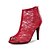זול מגפי נשים-נשים עקבים נוחות בד אביב קיץ קזו&#039;אל עקב סטילטו שחור אדום שקד ס&quot;מ 2.54 - ס&quot;מ 4.45