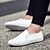 cheap Men&#039;s Slip-ons &amp; Loafers-Men&#039;s Loafers &amp; Slip-Ons Comfort Loafers Comfort Shoes Driving Shoes Casual Office &amp; Career Walking Shoes Nappa Leather White Black Brown Fall Spring Summer / Split Joint