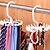 preiswerte Kleiderständer-einstellbare 20 Haken rotierenden Gürtel Rack Schal Veranstalter Männer Krawatte Aufhänger hält