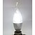 billige LED-stearinlys-6stk 5 W LED-stearinlyspærer 500 lm E14 CA35 35 LED Perler SMD 2835 Dekorativ Varm hvid Hvid 220-240 V 110-130 V / 6 stk. / RoHs