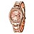 cheap Fashion Watches-Women&#039;s Luxury Watches Wrist Watch Analog Quartz Ladies Calendar / date / day Imitation Diamond / One Year / Stainless Steel / Stainless Steel