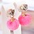 cheap Earrings-Women&#039;s Drop Earrings / Earrings - Rhinestone Ball Vintage, Bohemian, Punk Red / Wine / Candy Pink For Christmas Gifts / Wedding / Party