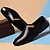 abordables Zapatillas sin cordones y mocasines de hombre-Hombre Mocasines de Confort Cuero Primavera / Otoño Zapatos de taco bajo y Slip-On Paseo Marrón Claro / Blanco / Negro