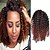 preiswerte Haare häkeln-Afro verworren Zöpfe Haarzöpfe Locken 100 % Kanekalon-Haar Schwarz / Auburn Geflochtenes Haar Haarverlängerungen
